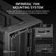 Корпус для ПК CORSAIR 4000D Frame Modular Чорний (102067248) - зображення 2