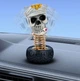 Игрушка для приборной панели BauTech болтающийся череп Серый (1014-970-00) - изображение 9