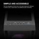 Корпус для ПК GAMDIAS AURA GC2 ELITE ARGB Черный (102100768) - изображение 5