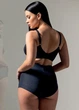 Женские трусы слипы Lormar UNICA 4455 MUSA 2XL Чёрный - изображение 2