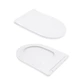 Унитаз напольный Qtap Leo Ultra Quiet 620×355×790 мм с сиденьем Soft-close, White QTLEO27W49261 - изображение 8