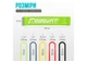 Резинки для фитнеса EasyFit набор 5 шт 2,5-20 кг Mix EF-1813 - изображение 6