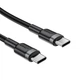 USB кабель AceFast C22-03, Type-C, 1.2 м., Черный - 673661 - изображение 3