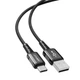 USB кабель Acefast C1-04, Type-C, 1.2 м., Чорний - 325968 - зображення 3