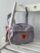 Бананка сумка на пояс Fjallraven kanken из ткани не промокает лавандовый - изображение 6