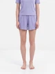 Пижама (футболка + шорты) женская BARWA garments 0315/313 M Сиреневая (2113153132226) - изображение 16