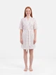 Халат женский хлопковый летний BARWA garments 0375 L Белый (2110003753129) - изображение 14