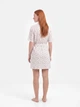 Халат женский хлопковый летний BARWA garments 0375 L Белый (2110003753129) - изображение 15