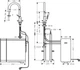 Змішувач hansgrohe Aqittura M91 SodaSystem 210 для кухонної мийки, хром 76836000 - изображение 2