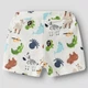 Шорти Name it Little Explorer's Zoo, колір білий, розмір 56 (261.13254832.CDAN) - зображення 2