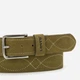 Ремінь чоловічий з натуральної замши Levi`s 662348444 44 (130 см) Зелений (1159862692) - зображення 3