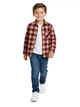 Сорочка дитяча 071057 клітинка унісекс "Fashion Kids" бордова з бежевим 110 р-р - зображення 12