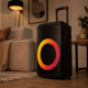 Портативна акустика ZXX-7878 / Акумуляторна колонка з Bluetooth, TWS, FM, USB, SD, RGB-підсвічуванням / Караоке колонка-валіза з 2 мікрофонами та пультом ДУ - зображення 4