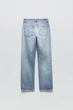 Джинси укорочені прямі Straight Cropped Zara 9863/059 XS/34 Блакитні (0986305940634) - зображення 2