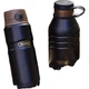 Термокружка THERMOS с вакуумной изоляцией, термосупница объемом 520 мл, термоконтейнер для обеда из нержавеющей стали 316, бутылка для воды с широким горлышком и ложкой, TSK2-520S BK - изображение 2