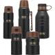 Термокружка THERMOS с вакуумной изоляцией, термосупница объемом 520 мл, термоконтейнер для обеда из нержавеющей стали 316, бутылка для воды с широким горлышком и ложкой, TSK2-520S BK - изображение 3