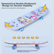 Детский скейтборд Xixia Kuromi Double Kickboard для девочек 6-12 лет, для начинающих, для занятий спортом на открытом воздухе, отличный подарок. - изображение 6