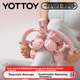 Массажный ролик для ног Yottoy с 8 колесиками, профессиональный ролик для расслабления мышц, похудения бедер и икр, поролоновый ролик. - изображение 4