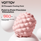 Массажный ролик для ног Yottoy с 8 колесиками, профессиональный ролик для расслабления мышц, похудения бедер и икр, поролоновый ролик. - изображение 9