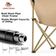 Складной походный стул CAMEL Outdoor Refined с подлокотником, спинкой, для рыбалки, шезлонг, кресло-луна 1J32265970E - зображення 4