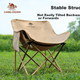 Складной походный стул CAMEL Outdoor Refined с подлокотником, спинкой, для рыбалки, шезлонг, кресло-луна 1J32265970E - зображення 5
