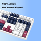 Клавиатура проводная ikbc Z108 USB Розовый - изображение 6