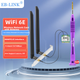 Адаптер EB-LINK Intel AX210 Wi-Fi 6 трехдиапазонный Mini-PCIe с Bluetooth 5.2 и внешними антеннами - изображение 4