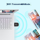 Бездротовий USB-адаптер Newmine WiFi6 без драйверів, настільний WiFi-приймач, зовнішня мережева антена для ноутбуків і настільних комп'ютерів - изображение 6