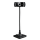 Веб-камера GESOBYTE C208 с креплением на кронштейне, разрешением 720p HD, для видеозвонков, конференций, онлайн-обучения, домашнего использования, ноутбуков и настольных компьютеров, со встроенным USB-интерфейсом и микрофоном. - изображение 10