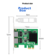 Сетевая карта FLYBISH NA8111GN-T2 PCIe x1 гигабитная на 2 порта, чип RTL8111 - изображение 5