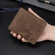 Кошелек Navigare итальянский мужской короткий кожаный винтажный подарочный - изображение 7