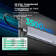 Корпус для жесткого диска Yottamaster USB 4.0, портативный корпус для SSD M.2 NVMe, совместимый с Thunderbolt 4, с вентилятором с регулировкой температуры, универсальный для Black Myth: Wukong, внешний корпус для жесткого диска компьютера и ноутбука. - изображение 6