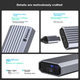 Корпус для жесткого диска Yottamaster USB 4.0, портативный корпус для SSD M.2 NVMe, совместимый с Thunderbolt 4, с вентилятором с регулировкой температуры, универсальный для Black Myth: Wukong, внешний корпус для жесткого диска компьютера и ноутбука. - изображение 10