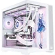 Корпус для комп'ютера Thermaltake Steel Shadow Transparent EX Seaside View, білий (материнська плата ATX/Type-C/підтримка водяного охолодження 360 мм/10 позицій для вентиляторів/сумісність з відеокартою 4090) - изображение 2