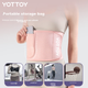 Пояс для коррекции фигуры Yottoy, стимулирующий потоотделение, для женщин, фитнес-пояс для поддержки талии, корректор фигуры для тренировок и бега, утягивающий живот, розовый цвет «вишневый цветок». - изображение 8