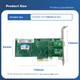 Сетевая карта PERCKO PCIe X4 Intel 82599 Chip X520-DA1 10 Гбит/с с оптоволоконным интерфейсом SFP+ для серверов, E10G41BF, совместимая с X520-DA2. - изображение 5