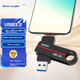 Мобільний флеш-накопичувач Netac 32GB Type-C USB 3.2 US18 Pearl Nickel з подвійним інтерфейсом для телефону та ПК - изображение 4