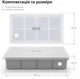 Силіконова форма Rztk Ice Cube для заморожування льоду і запікання з кришкою на 8 кубиків 5 х 5 х 5 см (IC8) - зображення 12