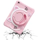 Чехол детский Silikon Power с подставкой и ремешком Котик Apple iPad 11" 2025 (A16) Pink - изображение 13