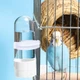 Кормушка-поилка Lesko N061001 White для попугаев 90 мл с возможность делить подачу пластиковая - изображение 4
