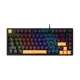 Клавіатура XTRIKE ME GK-996, mechanical wired keyboard, 82 Keys, RGB, EN Layout, USB, 1.5m, black - зображення 1