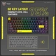 Клавіатура Onikuma G52, Type-C, With RGB, Wired Mechanical Keyboard, 82 Keys, ENG Layouts, black - зображення 5