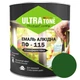 Емаль алкідна глянсова ULTRAtone ПФ-115 2,8 кг Зелена - изображение 1