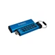 USB флеш накопитель Kingston 128GB IronKey Keypad 200 Type-C Encrypted Blue USB 3.2 (IKKP200C/128GB) - изображение 4