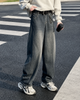 Джинсы LNYB для мальчика подростка широкие baggy skater,Темно-синий 158 - изображение 2