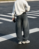 Джинсы LNYB для мальчика подростка широкие baggy skater,Темно-синий 158 - изображение 3