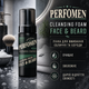 Пінка для вмивання обличчя та бороди PerfomeN Cleansing Foam Face & Beard 150 мл для очищення зволоження та захисту - зображення 1