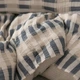 Комплект постельного белья евро муслин жатка люкс 200х230 см Jacquard - изображение 3