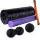 Массажный набор PowerPlay PP_4015 EPP Foam Roller Set 4in1 2 ролла + 2 мяча Черно-Фиолетовый (PP_4015_Purple) - изображение 1
