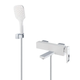 Смеситель для ванны с коротким изливом KOER KB-41009-04 (Цвет хром+белый) (KR5985) - изображение 3
